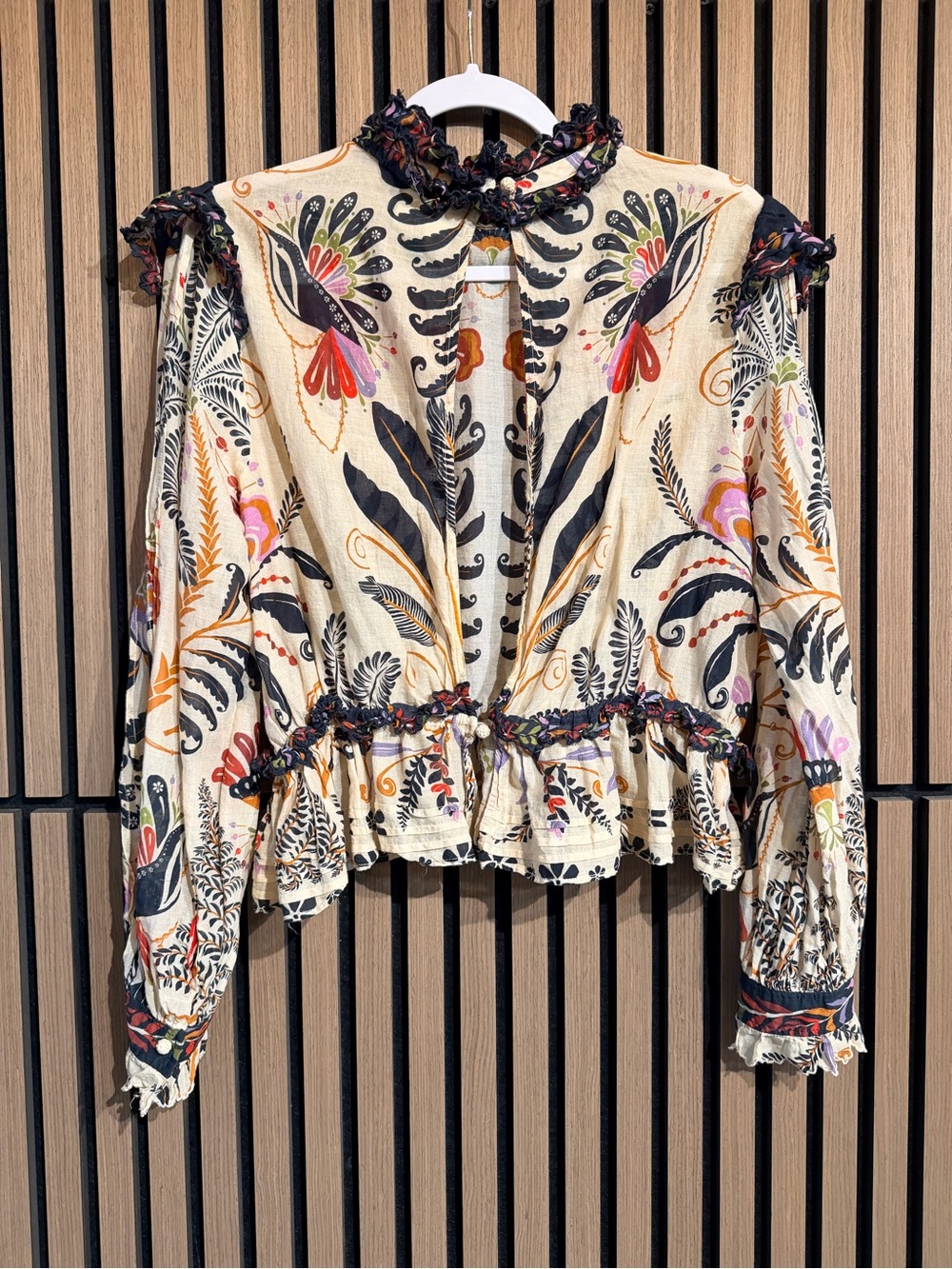 Farm Rio Nature Sand Blouse - Picture 4 of 4